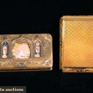 TWO GOLD SNUFF BOXES, LATE 18th C-EARLY 19th C