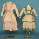 TWO SISTER&#039;S DRESSES, 1860s