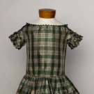BOY&#039;S SILK PLAID DRESS, 1840-1850s