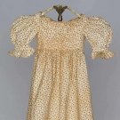 CHILD&#039;S COTTON CALICO DRESS, 1820s