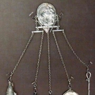 STERLING SILVER CHATELAINE, AMERICA, 1889