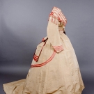 FRENCH SILK VISITING DRESS, 1860s