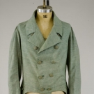 GENT&#039;S GREEN &amp; WHITE CHECK TAIL COAT, 1825-1845