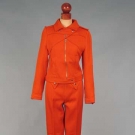 COURREGES WOOL KNIT PANT SUIT, 1960s