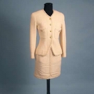 IVORY WOOL CHANEL SUIT, 1970s