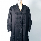 BLACK SOUTACHE DECORATED COAT, c. 1915