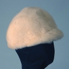 LADY'S ERMINE FUR CAP, 1960s