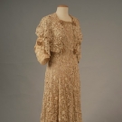 IRISH LACE TEA GOWN, PARIS LABEL, c 1912