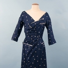 DEADSTOCK OLEG CASSINI DINNER DRESS, 1950s