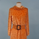 RUDI GERNREICH VELVET MINI DRESS, LATE 1960s