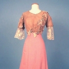 ROSE WOOL TEA GOWN, c. 1912