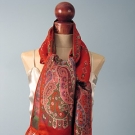SCHIAPARELLI WOVEN SILK SCARF, 1930s