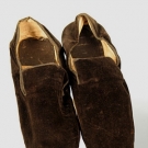 GENTS VELVET SLIPPERS, AMERICAN, 1830-1840