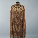 GOLD LACE EVENING CAPE, 1920s
