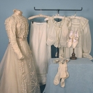 7 PIECE COLORADO WEDDING ENSEMBLE, c. 1900