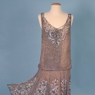 BEADED &amp; SEQUINNED DECO DRESS, MID 1920s
