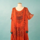 BEADED CHIFFON PARTY DRESS, 1920s