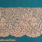 FINE CARRICKMACROSS LACE FLOUNCE, c. 1900