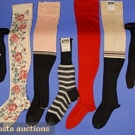 13 PAIR LADIES' STOCKINGS, 1900-1910