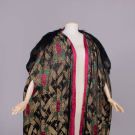 LAME’ BROCADE EVENING CAPE, MID-LATE 1920s