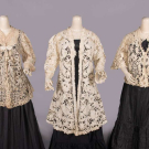 THREE BATTENBURG OR TAPE LACE COATS, 1900-1905