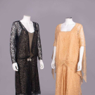 TWO LACE EVENING DRESSES, c. 1925