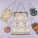 FIVE BEADED BAGS, 1910s-1920s