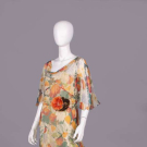 SILK CHIFFON GARDEN PARTY DRESS, c. 1934