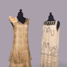 ONE LAME’ &amp; ONE BEADED PARTY DRESS, MID 1920s