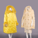 TWO DESIGNER WINTER COATS, ITALY &amp; USA, 1960-1970s