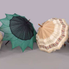 FOUR COTTON OR SILK UMBRELLAS, 1910s-1920s