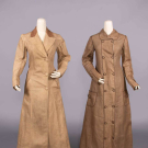 TWO LINEN DUSTERS, c. 1903 &amp; c. 1905