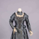 SHOT SILK DINNER GOWN, c. 1897