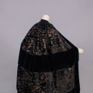DEVORE VELVET &amp; LAME’ EVENING CAPE, NEW HAVEN, 1920s