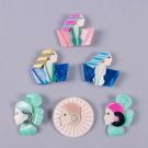 EIGHT LEA STEIN BROOCHES, PARIS