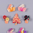 SEVEN LEA STEIN BROOCHES, PARIS