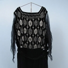 BEADED VELVET DRESS, 1920s