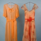 2 SUMMER DRESSES, 1930s