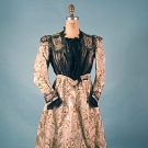 SILK AFTERNOON DRESS, c. 1898