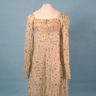 METALLIC EMBROIDERED GOWN, c. 1805