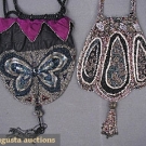 2 BEADING EVENING BAGS, 1920s