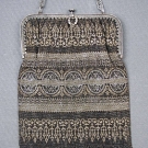 MICRO-METALLIC BEADED BAG, c. 1910