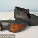 PAIR OF CHILD'S TYROLEAN SHOES, 19TH C