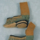 PAIR OF CHINESE LOTUS SLIPPERS, LATE 19th C