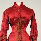 4 FRENCH LITTLE GIRLS' BLOUSES, 1890-1905