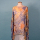 TIE DYE CHIFFON TOP, 1960s