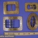 4 BUCKLES, 1890s