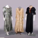TWO SILK DAY DRESSES, 1910-1917