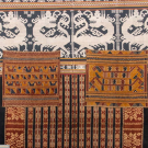 TWO CEREMONIAL TAMPAN &amp; TWO SARONGS, INDONESIA, LATE 19TH-MID 20TH C
