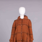 DIOR LABELED WOOL SWING COAT, PARIS, 1970s